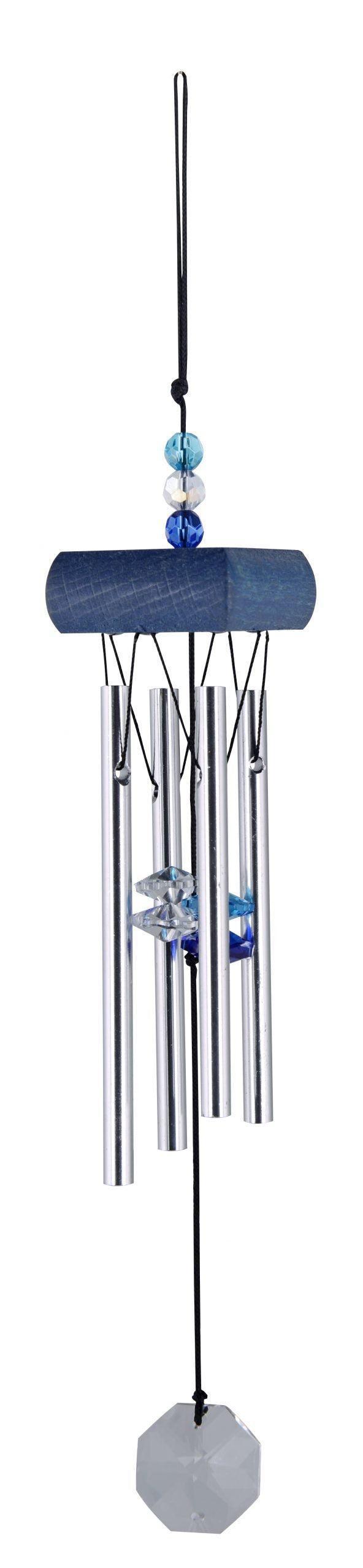Wind Chime Gem Tunes with Crystal Blue