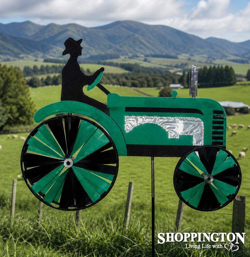 Wind Spinner - Green Tractor 24