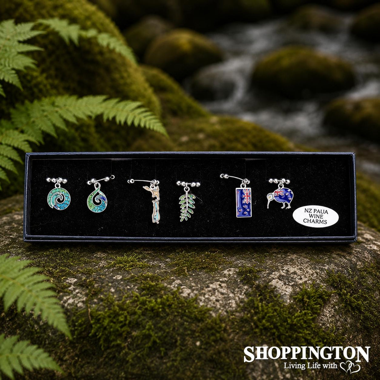 Wine Charms - NZ Theme