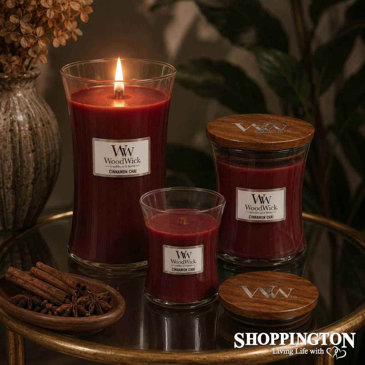 WoodWick Cinnamon Chai Large