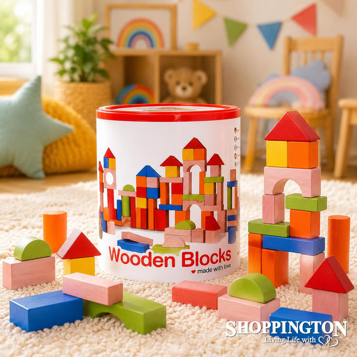 Wooden Blocks 100pc