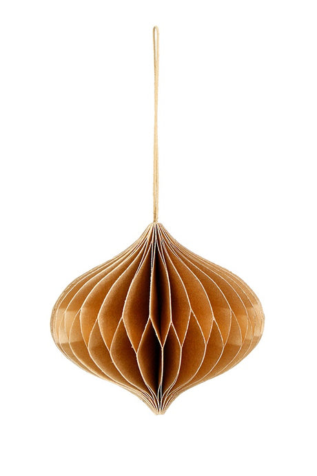 Honeycomb Teardrop - Gold