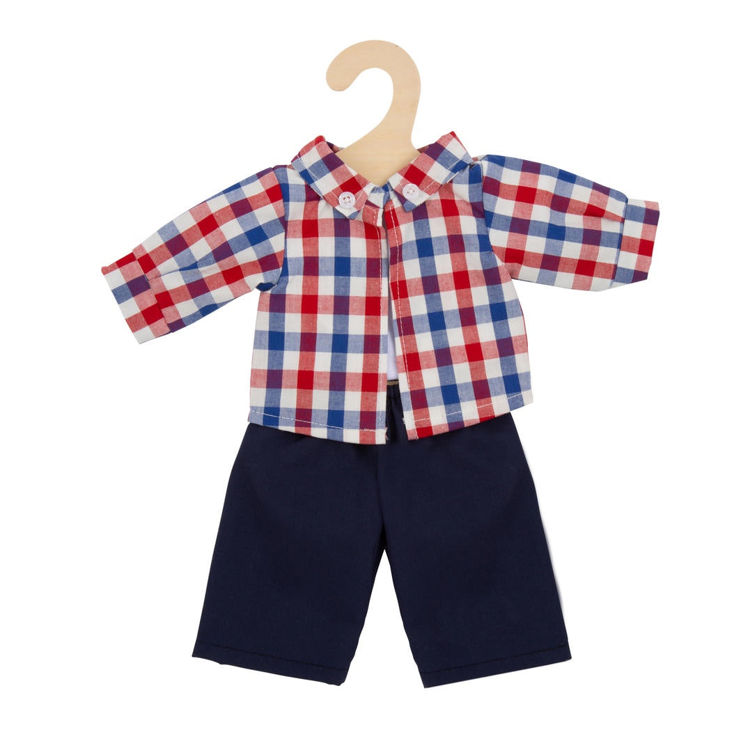 Hopscotch Dolls Clothes - Boys Check Shirt & Pants