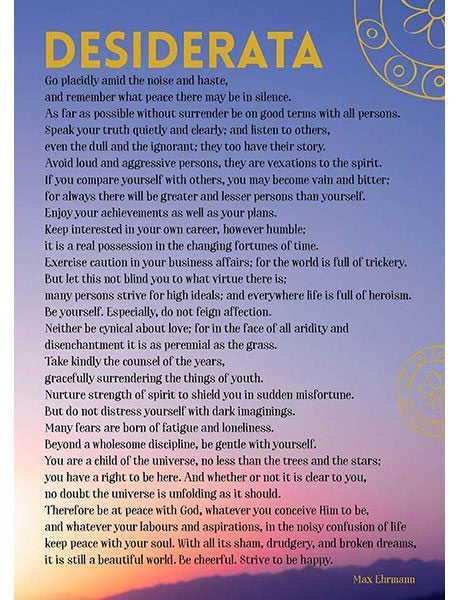 Gift Card / Desiderata