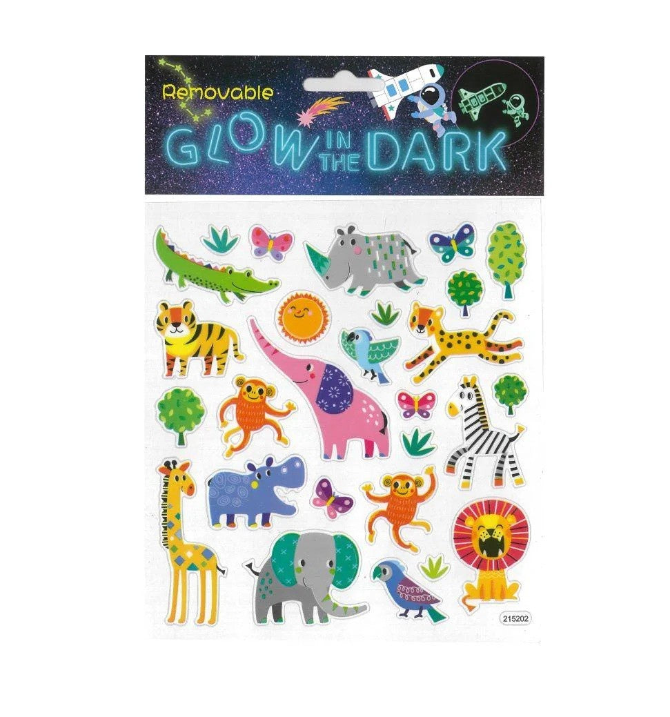 Stickers - Glow In The Dark Animals