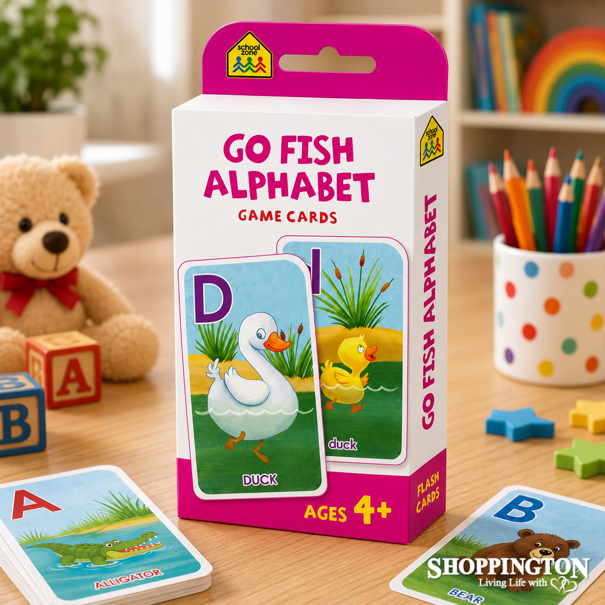 School Zone Flash Cards - Go Fish Alphabet