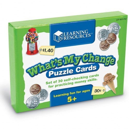 What's my change - Puzzle Cards