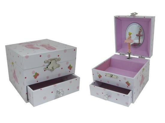 Jewellery Box - Small Ballerina Slipper Music