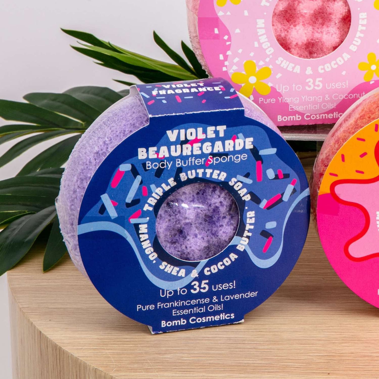 Bomb Cosmetics Body Buffer - Violet Bearegarde