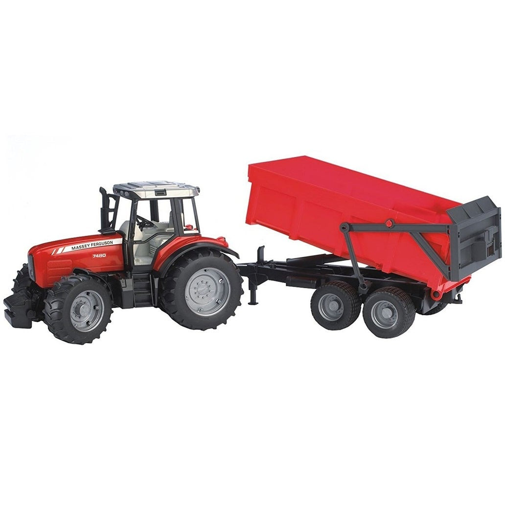 Bruder - Massey Ferguson Tractor & Trailer 1:16