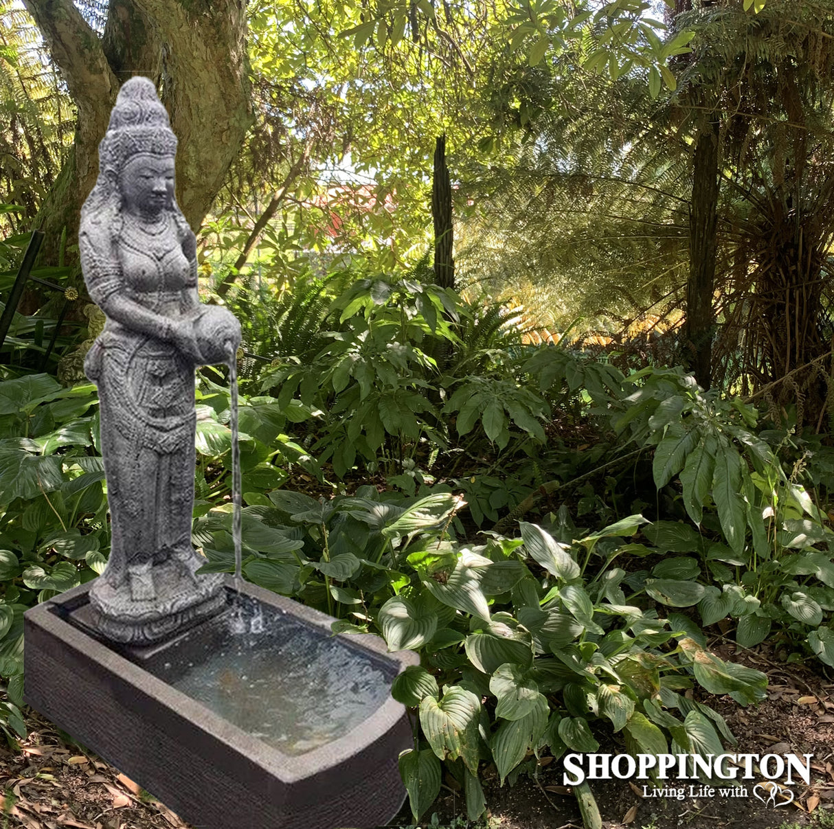 Balinese Goddess (standing) Water Feature 50cm x 155cm