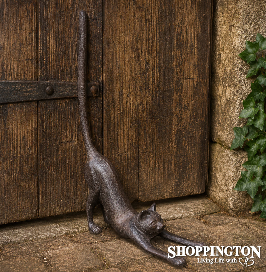Cast Iron Door Stop - Tall Cat