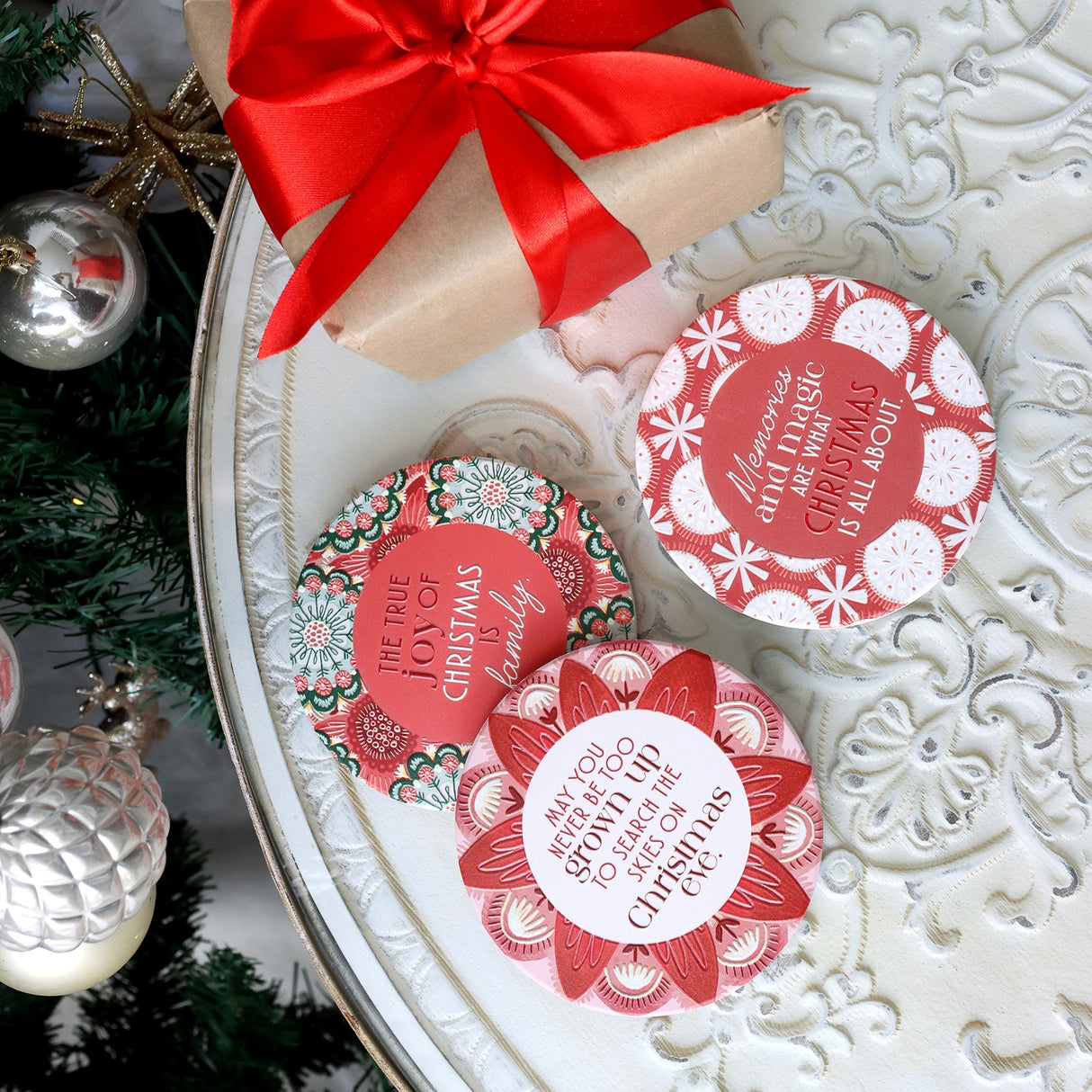Christmas Ceramic Coasters