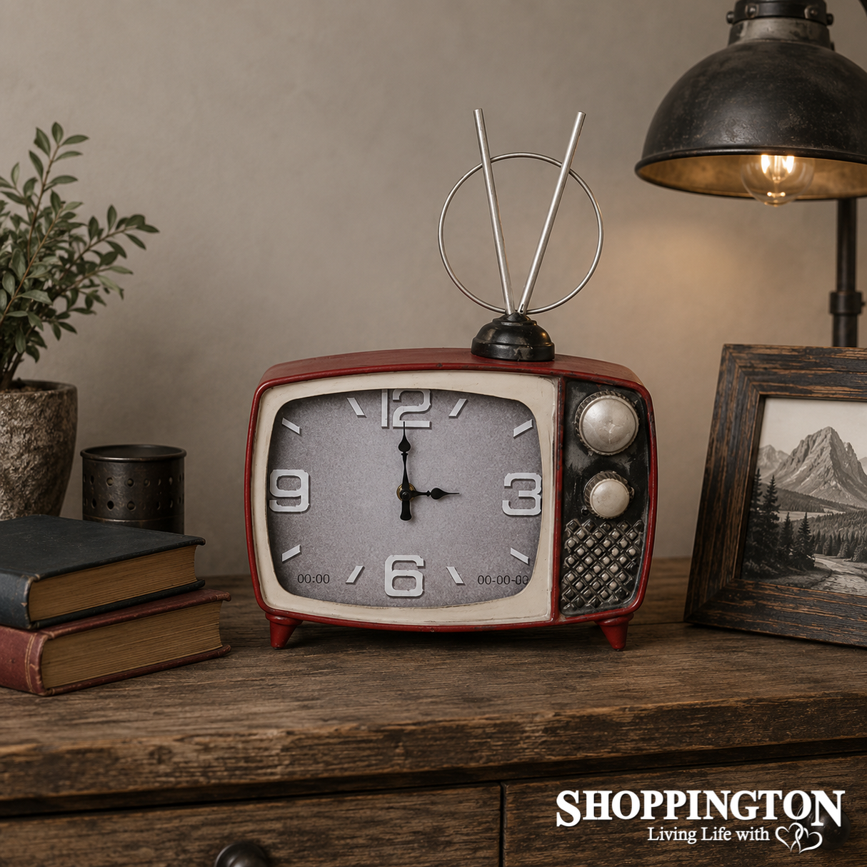 Antique TV Clock