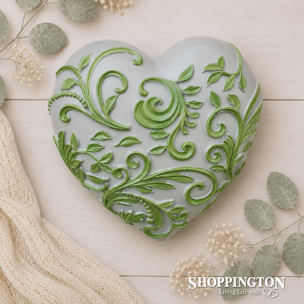 Collectable Heart - Green Vine