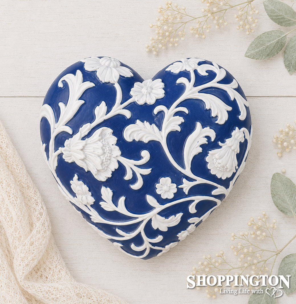 Collectable Heart - Blue Floral