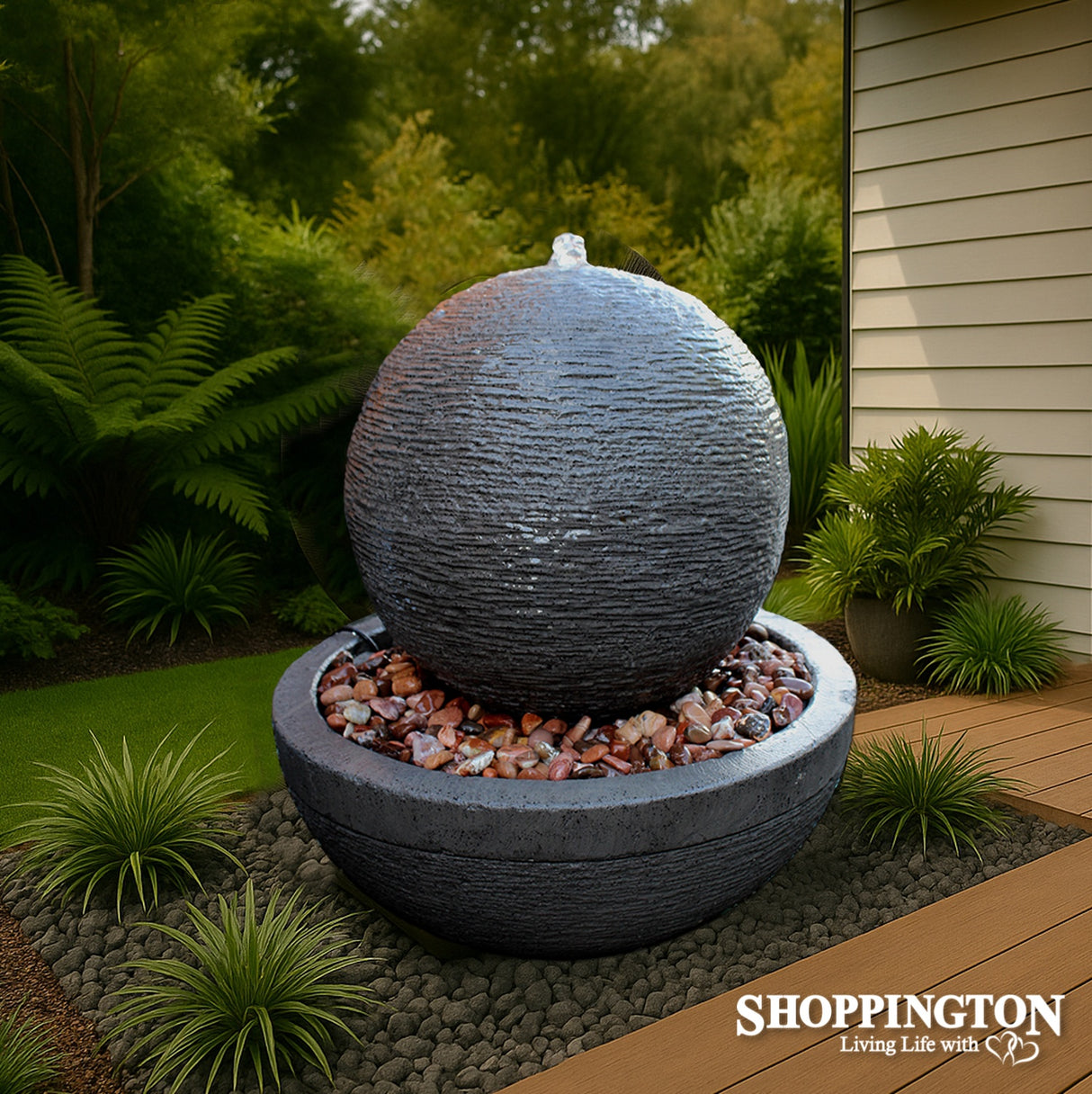Concrete Ball Water Feature 50cm x 60cm