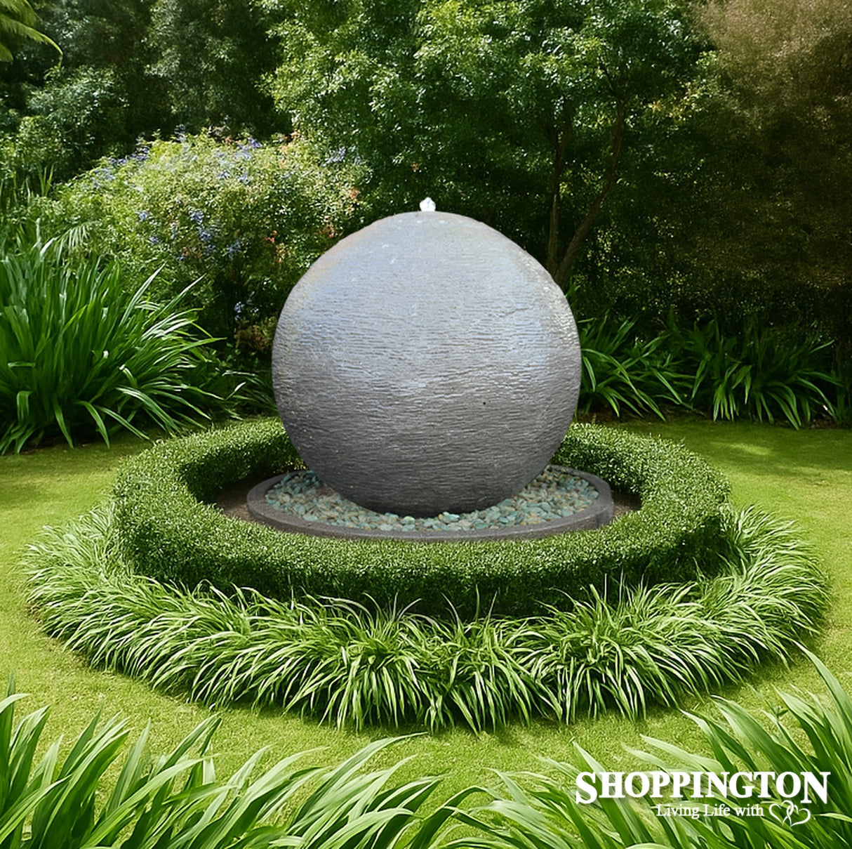 Concrete Ball Water Feature 100cm x 125cm