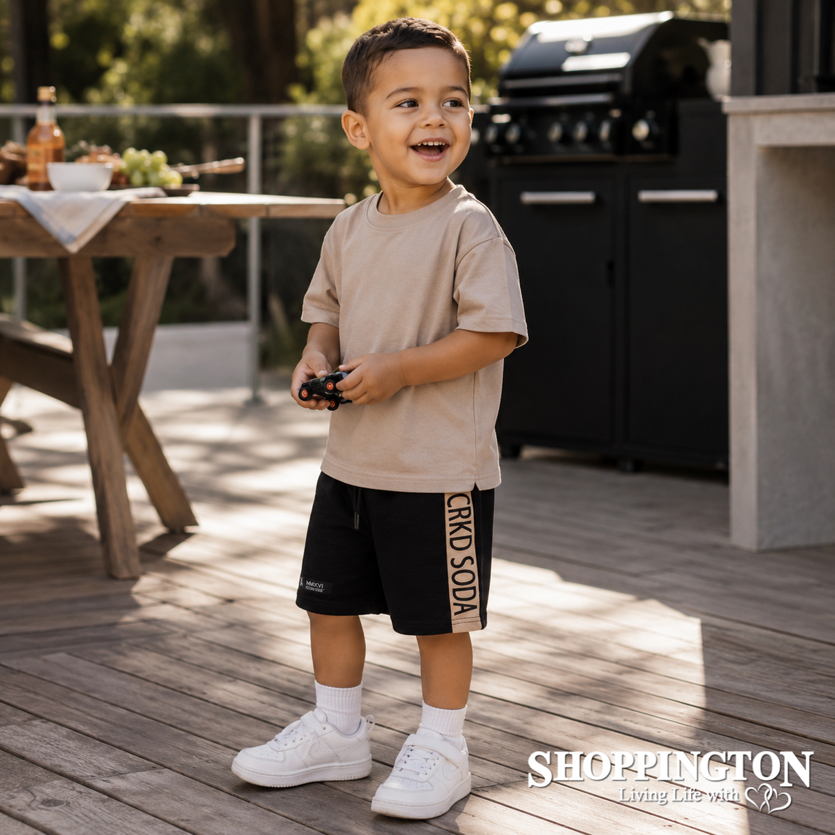 Cracked Soda - Jensen Casual Shorts - Black (available in 10 sizes)”