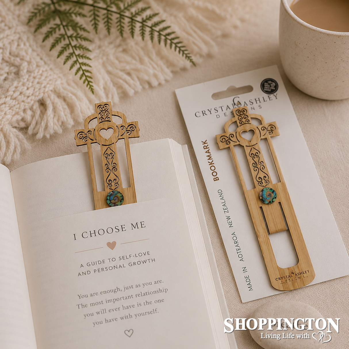 Bookmark - Koru Cross