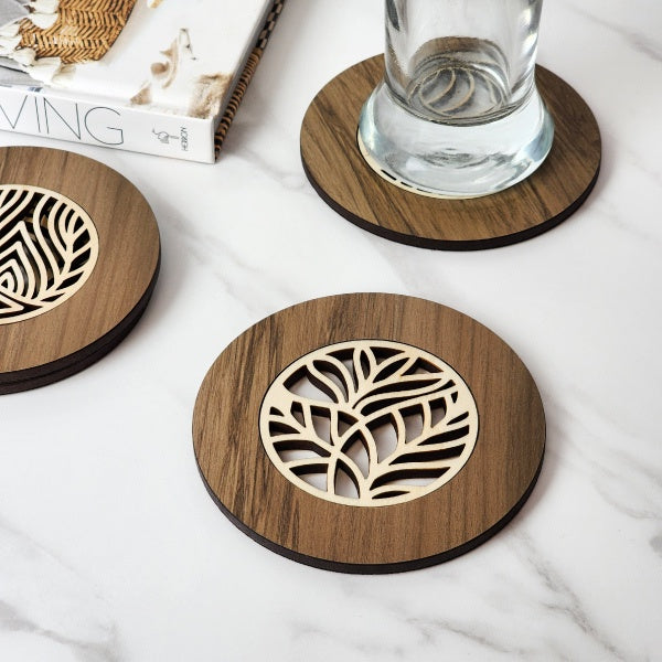 NZ Made Coaster: Flora - River Rimu