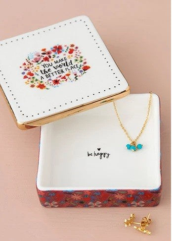 Ceramic Trinket Box Better Place