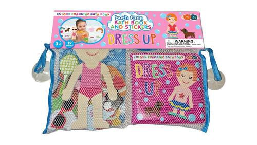 Dress Up Colour Changing Bath Book & Stickers