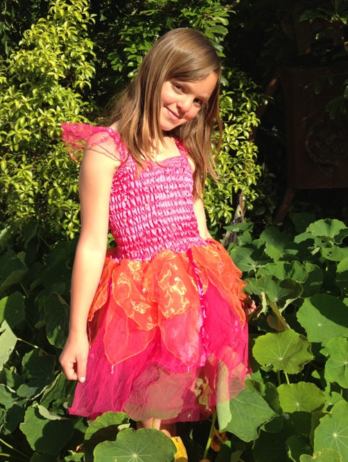 Fairy Dress-up / Hot Pink & Orange Princess Dress