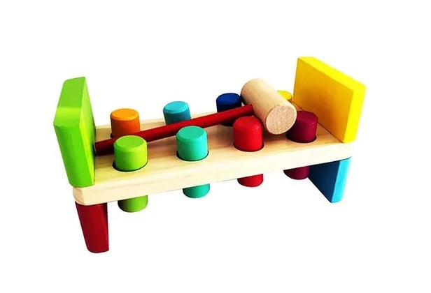 Wooden Pound and Hammer Bench
