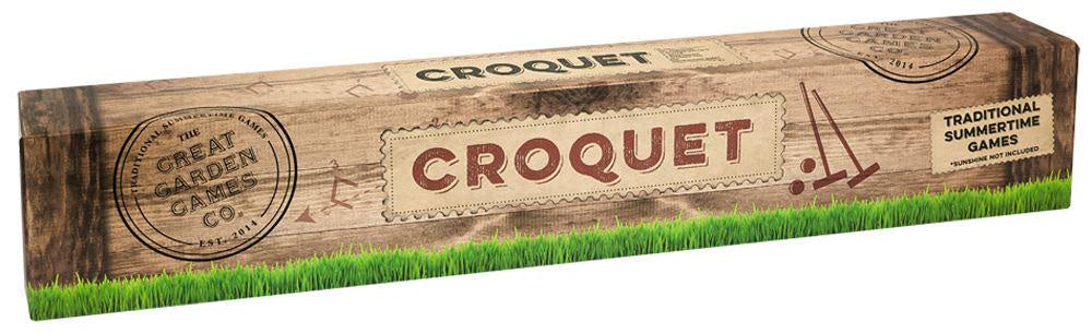 Outdoor Garden Game - Wooden Croquet Set