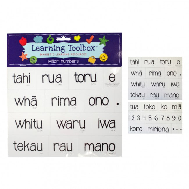 Learning Toolbox Magnets / Magnetic Te Reo Maori Numbers