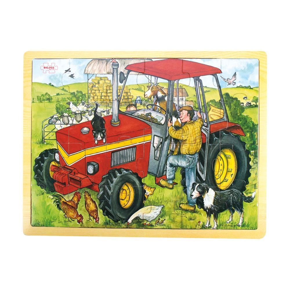 Bigjigs - Tractor Puzzle