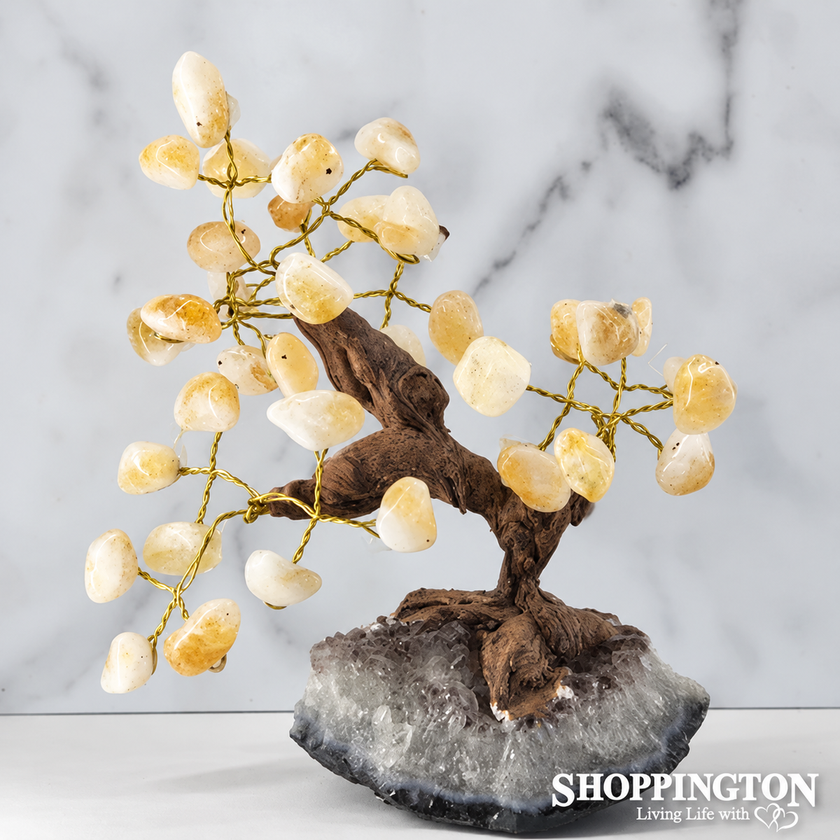 Crystal Gemstone Tree - Citrine 19-20cm