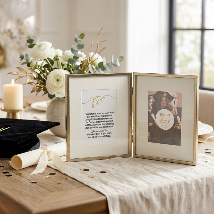 Graduation Double Photo Frame