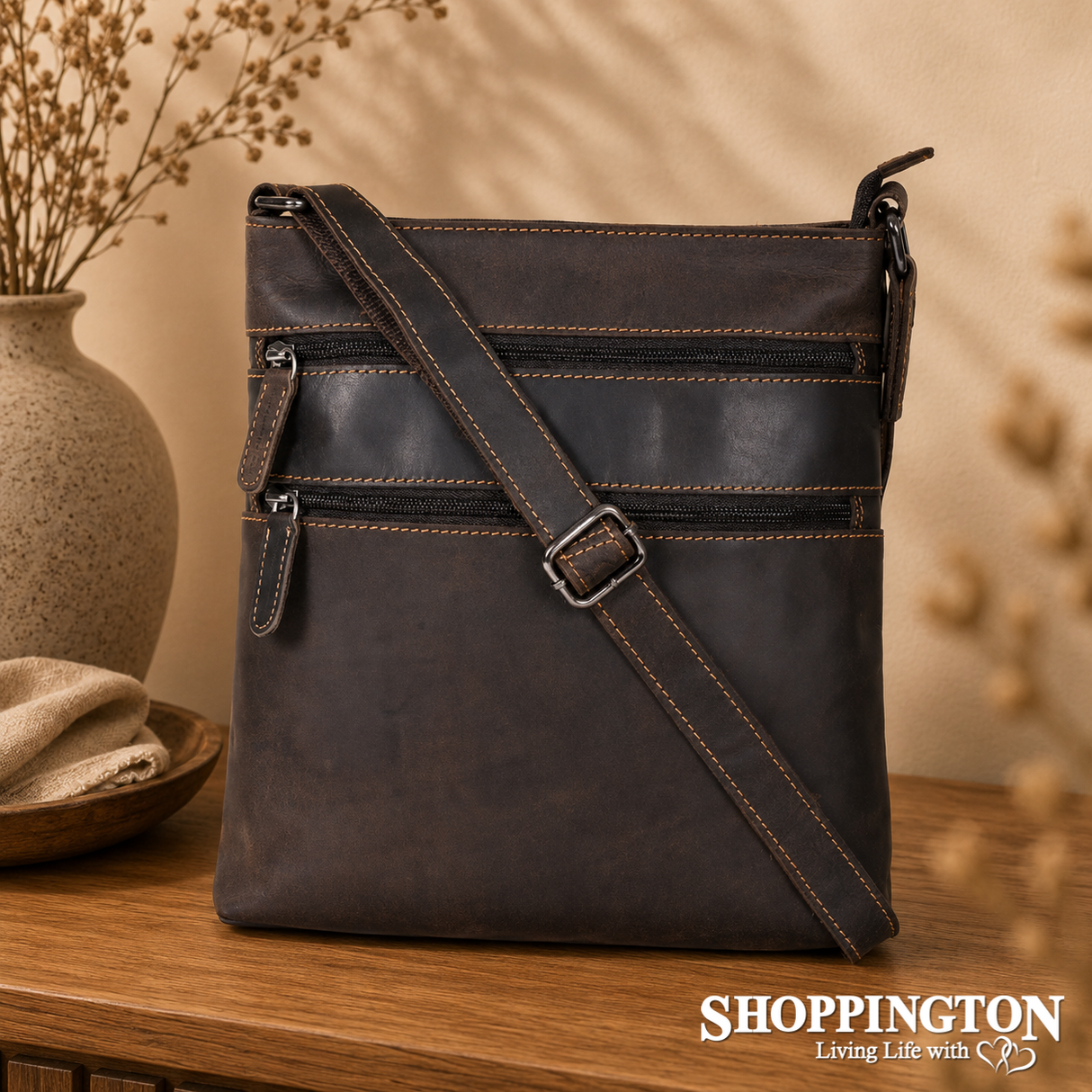 100% Leather Crossbody Purse/Bag