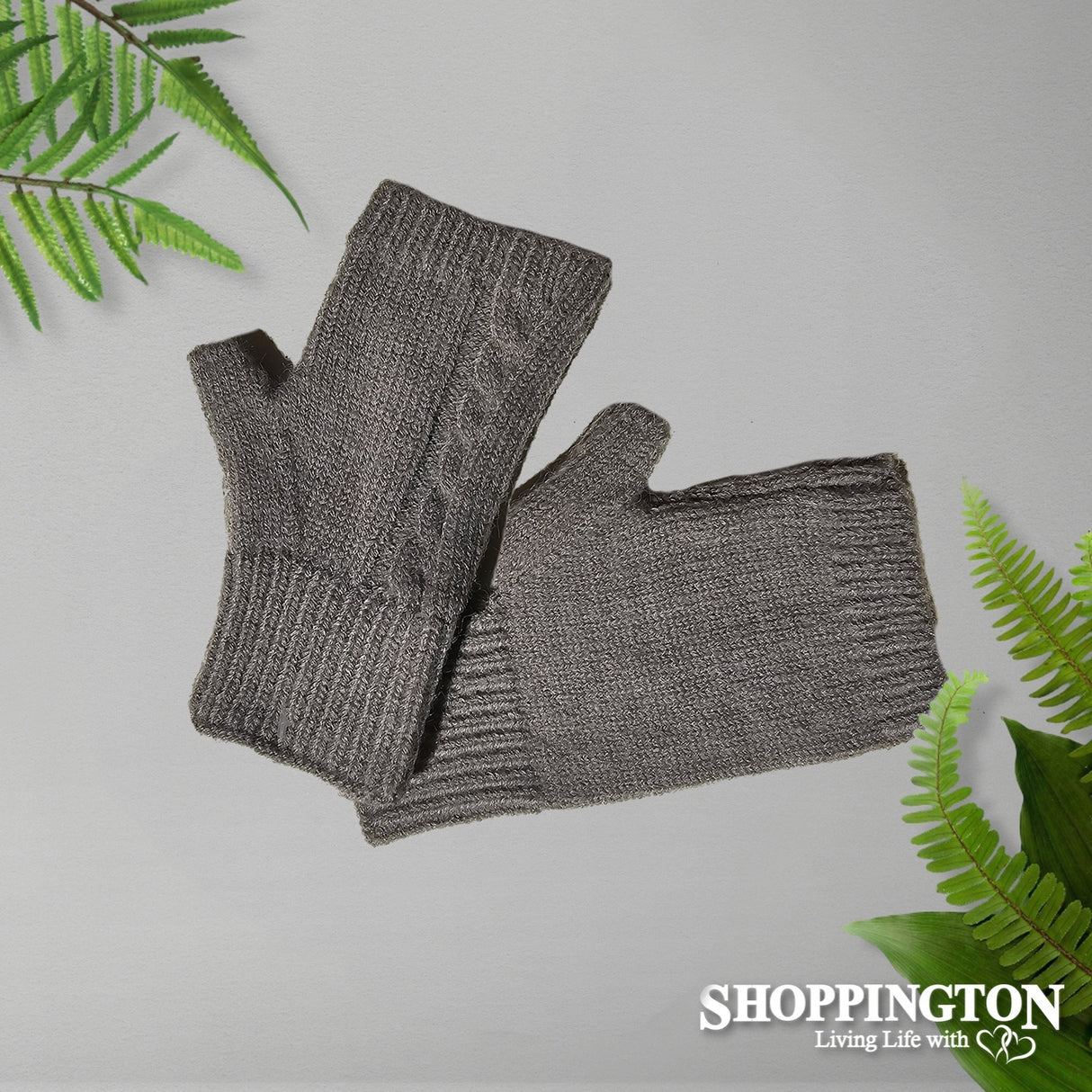 Fingerless Gloves - Grey