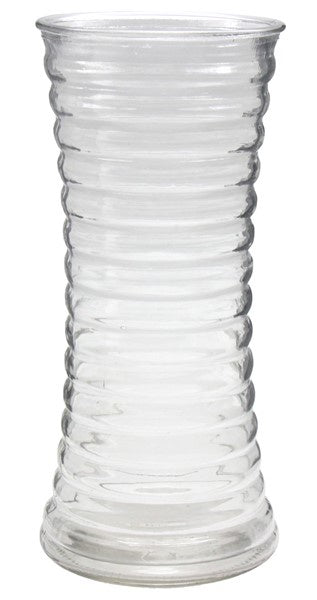 Glass Vase - Ribbed
