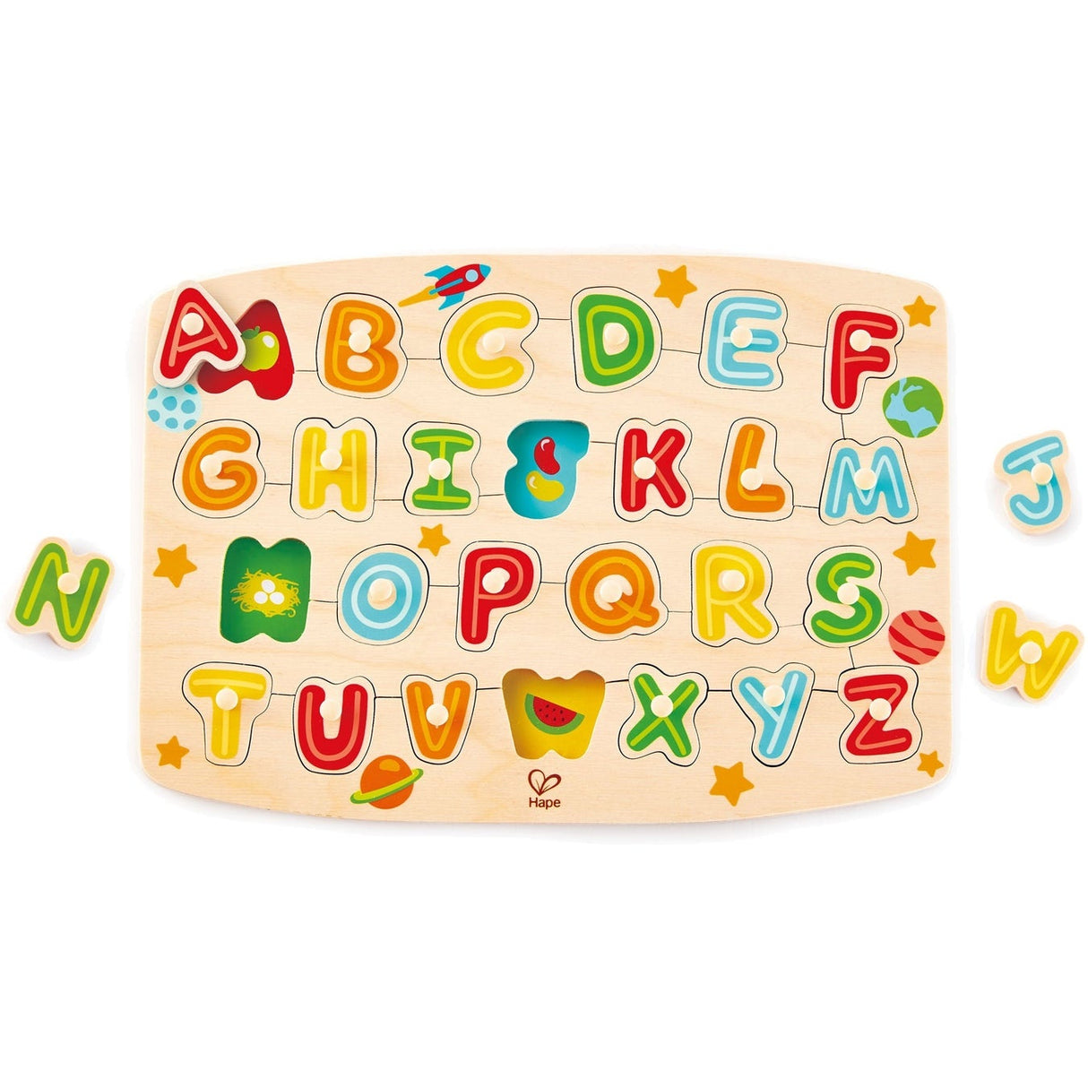 Hape - Alphabet Peg Puzzle