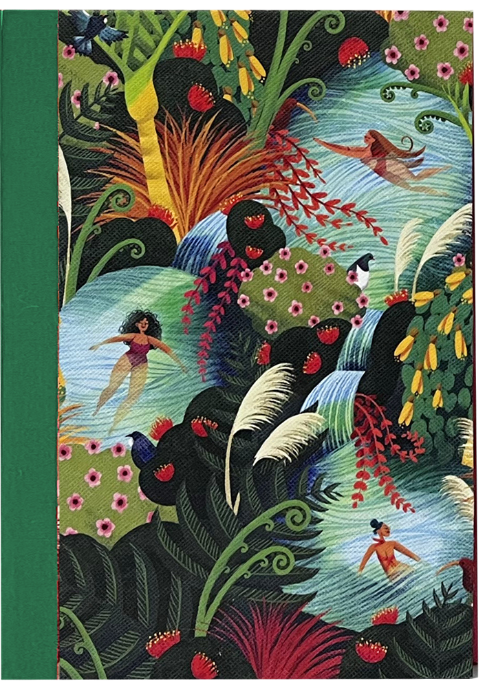 Wahine in Water Notebook Design by Hope McConnell