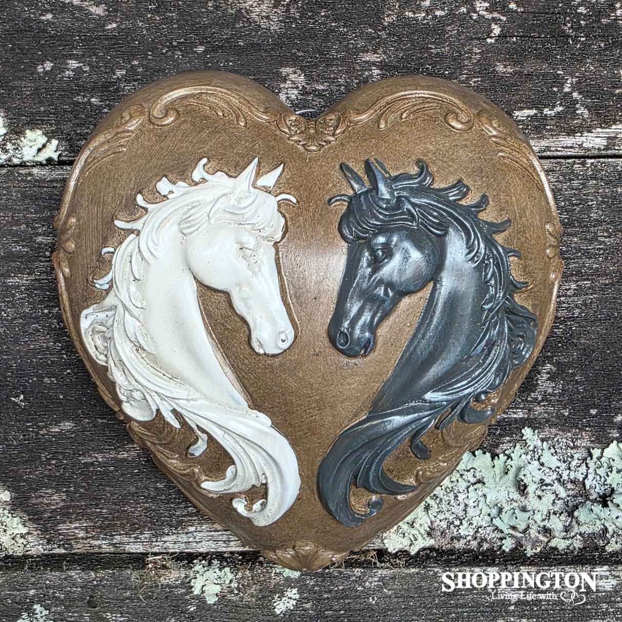 Collectable Heart - Horse Heads