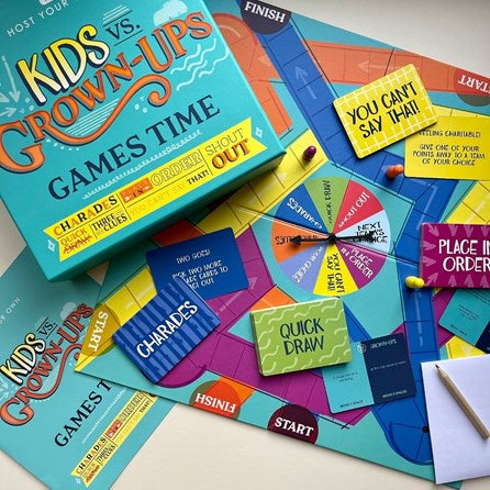Kids vs Grown Ups Board Game