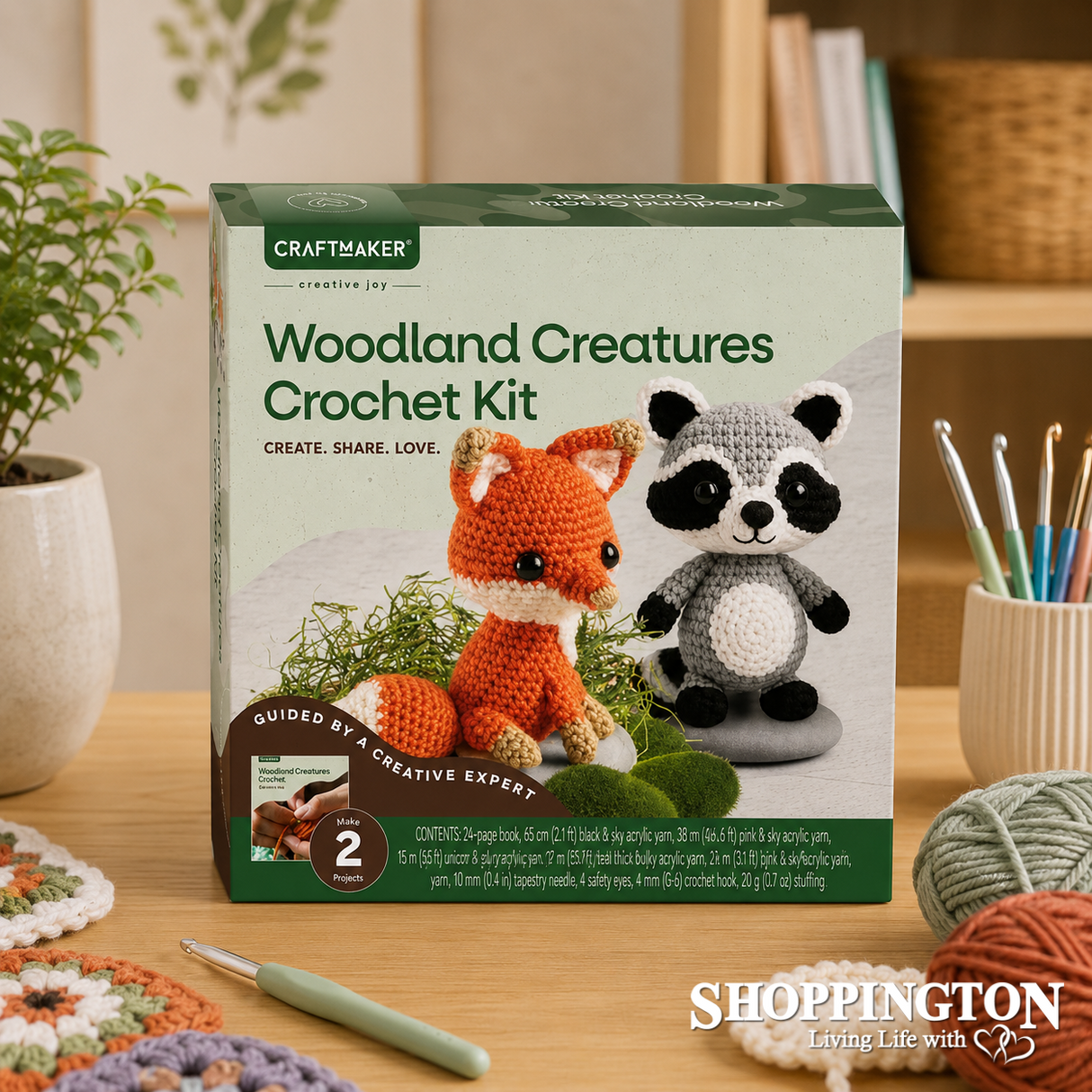 Crochet Kit - Woodland Creatures