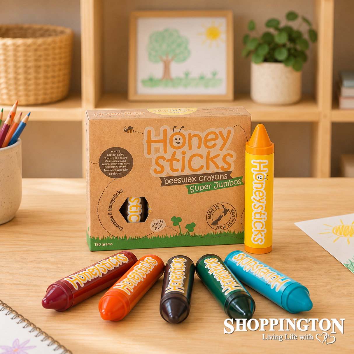 Honey Sticks - Beeswax Crayons / Super Jumbo