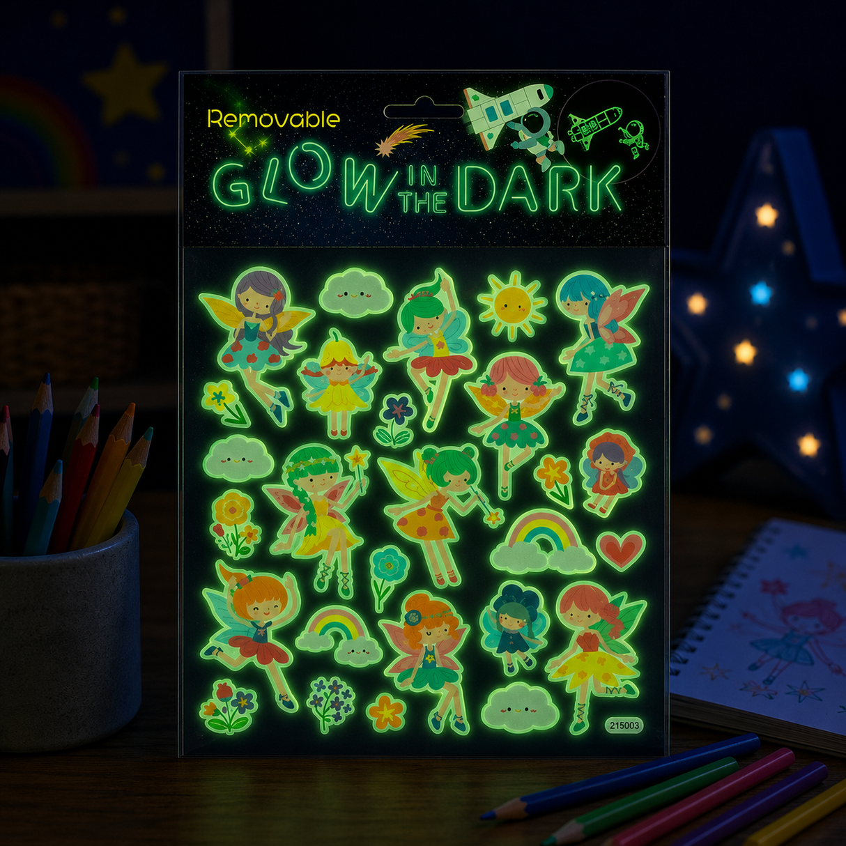 Stickers - Glow In The Dark Fairies