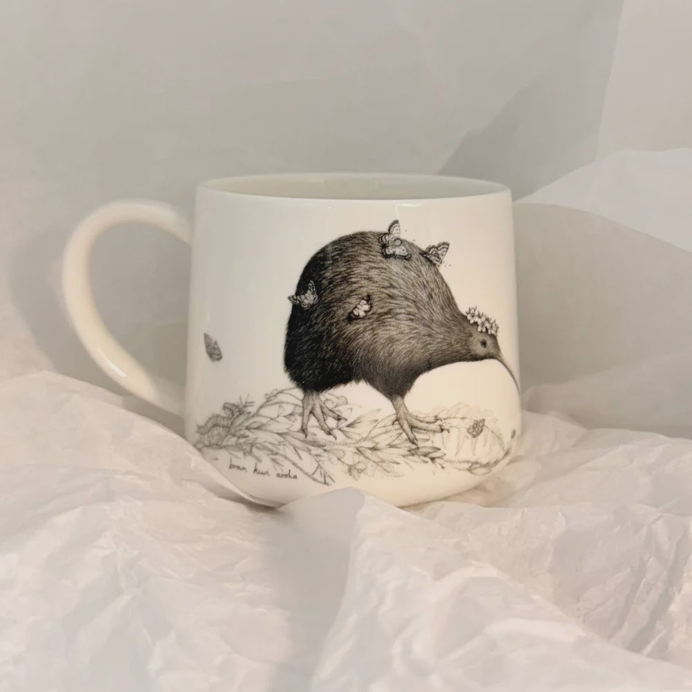 Katy Hayward Mug -Waling with Aroha - Kiwi
