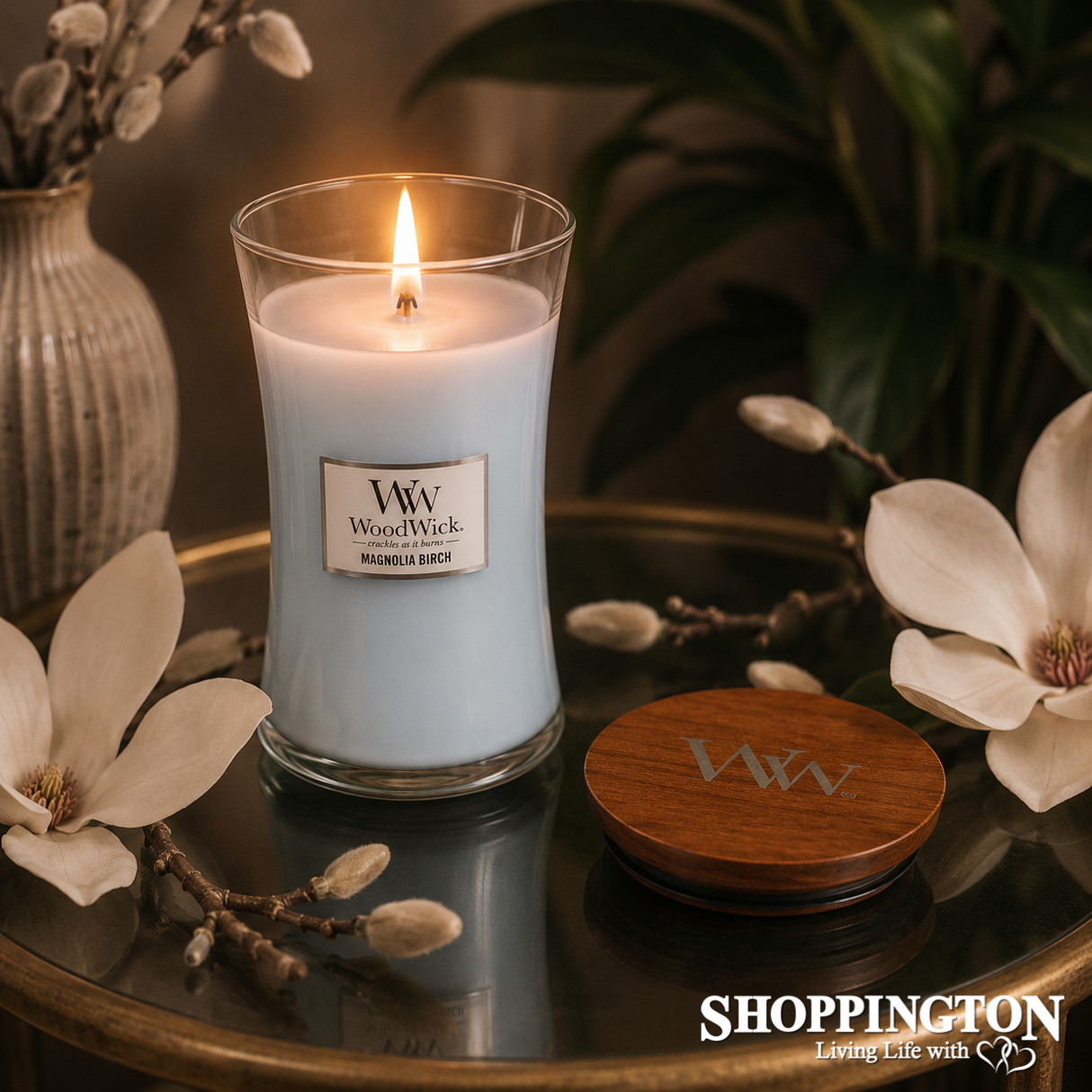 WoodWick Magnolia Birch Large