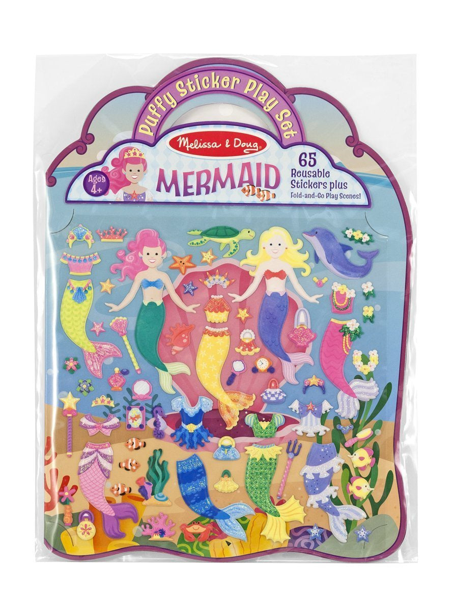 Melissa & Doug - Puff Sticker Play- Mermaid