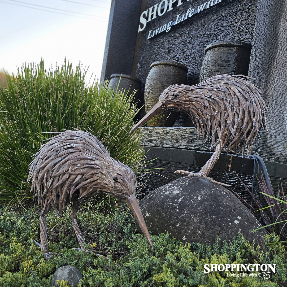 Natural Metal Kiwi 50cm