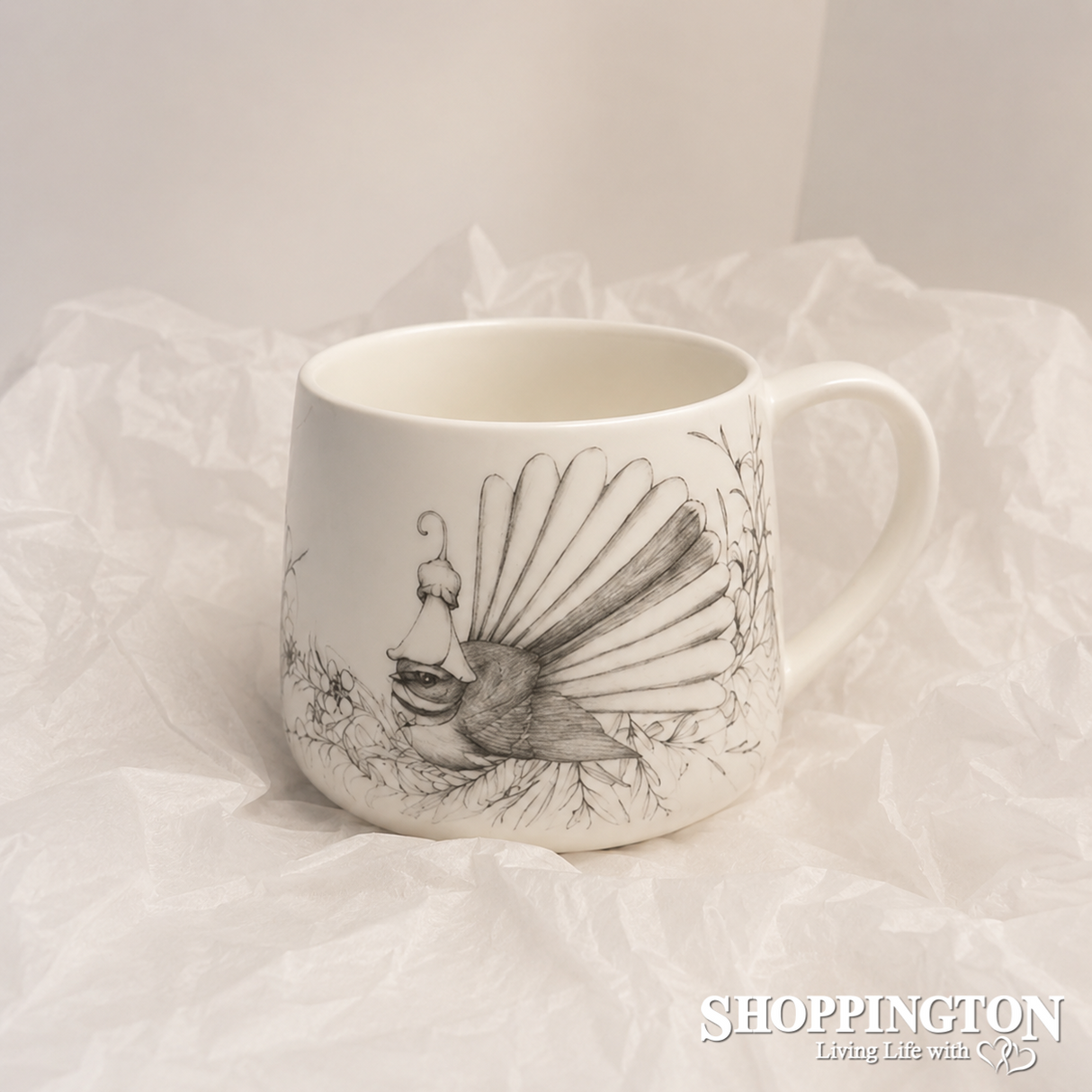 Katy Hayward Mug - Fly with Me - Piwakawaka