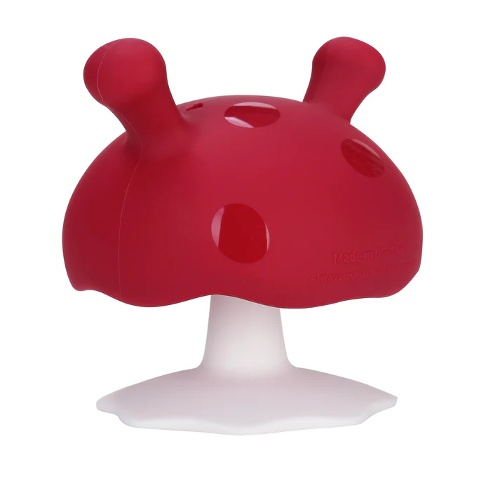 Mushroom Teether Chimney Red